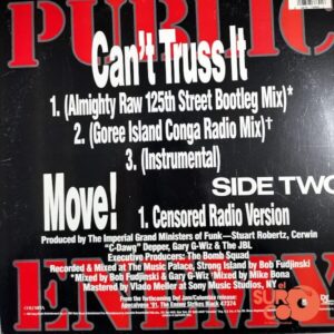 Disco de Vinilo Public Enemy - Can’t Trus It Vinyl Record