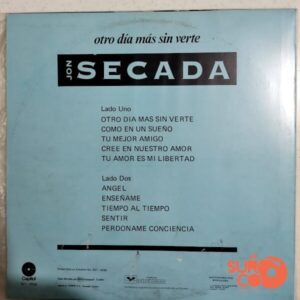 Disco de Vinilo Jon Secada - Otro Día Más Sin Verte Vinyl Record