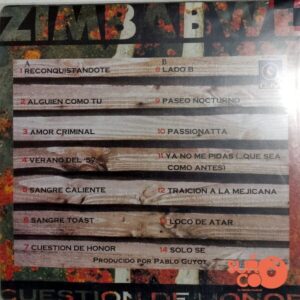 Disco de Vinilo Zimbabwe - Cuestión De Honor Vinyl Record