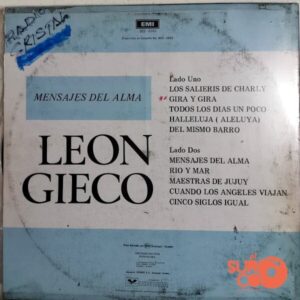 Disco de Vinilo Leon Gieco - Mensajes Del Alma Vinyl Record