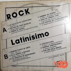 Disco de Vinilo Varios - Rock Latinisimo Vinyl Record