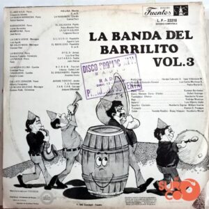 Disco de Vinilo La Banda Del Barrilito - Noche De La Taberna Vol 3 Vinyl Record