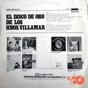 Disco de Vinilo Los Hermanos Villamar - El Disco De Oro Vinyl Record