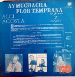 Disco de Vinilo Alci Acosta - Ay Muchacha Flor Temprana Vinyl Record