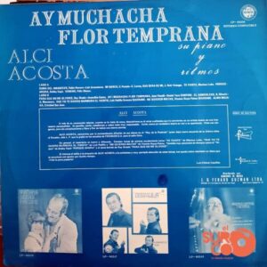 Disco de Vinilo Alci Acosta - Ay Muchacha Flor Temprana Vinyl Record