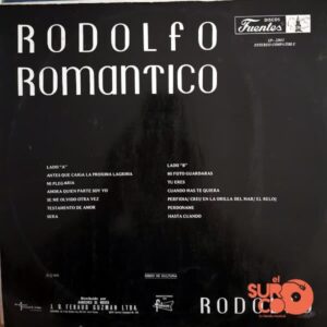 Disco de Vinilo Rodolfo Romántico - Antes Que Caiga La Próxima Lágrima Vinyl Record