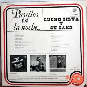 Disco de Vinilo Lucho Silva - Pasillos En La Noche Vinyl Record