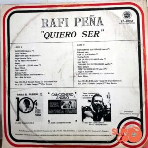 Disco de Vinilo Rafi Peña - Quiero Ser Vinyl Record