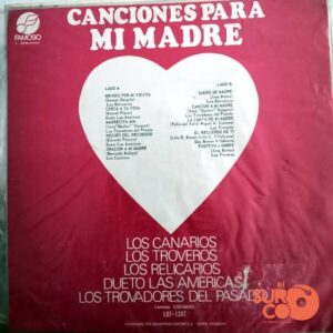 Disco de Vinilo Varios - Canciones Para Mi Madre Vinyl Record