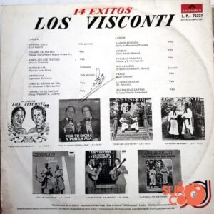 Disco de Vinilo Los Visconti - 14 Éxitos De Los Visconti Vinyl Record