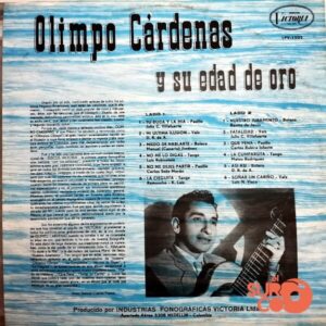 Disco de Vinilo Olimpo Cárdenas - Y Su Edad De Oro Vinyl Record