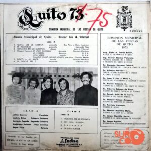 Disco de Vinilo Banda Municipal De Quito - Quito 73 Vinyl Record