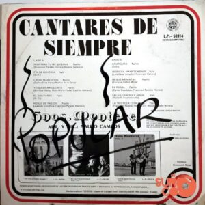 Disco de Vinilo Hermanos Montecel - Cantares De Siempre Vol 10 Vinyl Record