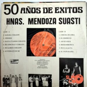 Disco de Vinilo Hermanas Mendoza Suasti - 50 Años De Éxitos Vinyl Record