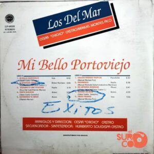 Disco de Vinilo Los Del Mar - Mi Bello Portoviejo Vinyl Record