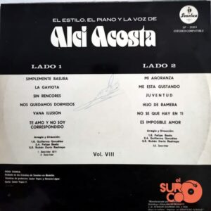 Disco de Vinilo Alci Acosta - El Estilo, El Piano Y La Voz Vinyl Record