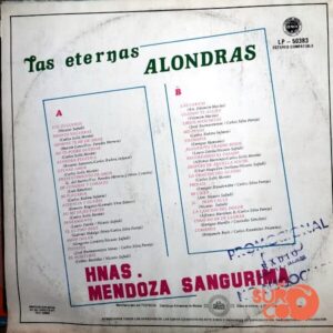 Disco de Vinilo Hermanas Mendoza Sangurima - Las Eternas Alondras Vinyl Record