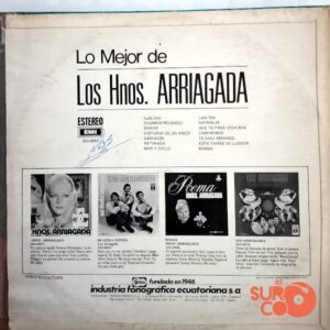 Disco de Vinilo Hermanos Arriagada - Lo Mejor De Los Hermanos Arriagada Vinyl Record