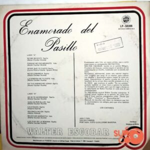 Disco de Vinilo Walter Escobar - Enamorado Del Pasillo Vinyl Record