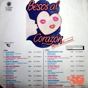 Disco de Vinilo Varios - Besos Al Corazón Vinyl Record