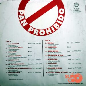 Disco de Vinilo Varios - Pan Prohibido Vinyl Record