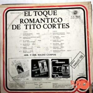 Disco de Vinilo Tito Cortes - El Toque Romántico De Tito Cortes Vinyl Record
