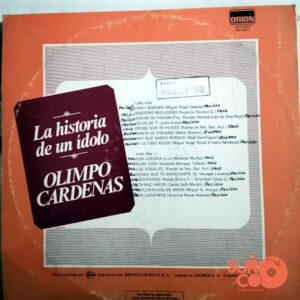Disco de Vinilo Olimpo Cárdenas - La Historia De Un Ídolo Vinyl Record
