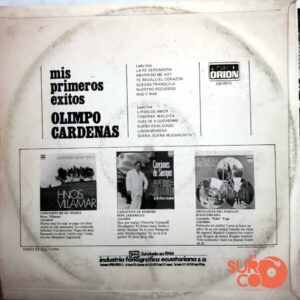 Disco de Vinilo Olimpo Cárdenas - Mis Primeros Éxitos Vinyl Record