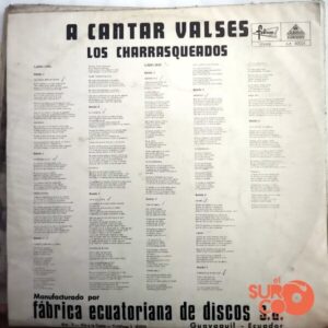 Disco de Vinilo Los Charrasqueados - A Cantar Valses Vinyl Record