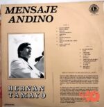 Disco de Vinilo Hernán Tamayo - Mensaje Andino Vinyl Record