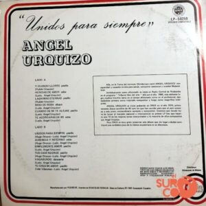 Disco de Vinilo Ángel Urquizo - Unidos Para Siempre Vinyl Record