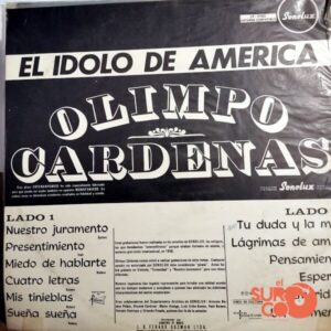 Disco de Vinilo Olimpo Cárdenas - El Ídolo De América Vinyl Record