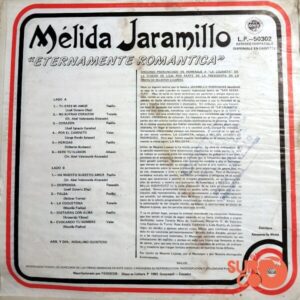Disco de Vinilo Mélida Jaramillo - Eternamente Romántica Vinyl Record