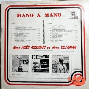 Disco de Vinilo Hermanos Miño Naranjo - Mano A Mano De Estrellas Vol 1 Vinyl Record