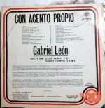 Disco de Vinilo Gabriel León - Con Acento Propio Vinyl Record