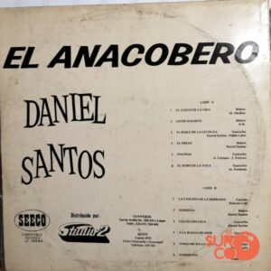 Disco de Vinilo Daniel Santos - El Anacobero Vinyl Record