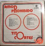 Disco de Vinilo Tito Cortes - Amor Prohibido Vinyl Record