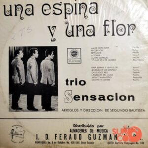 Disco de Vinilo Trío Sensación - Una Espina Y Una Flor Vinyl Record