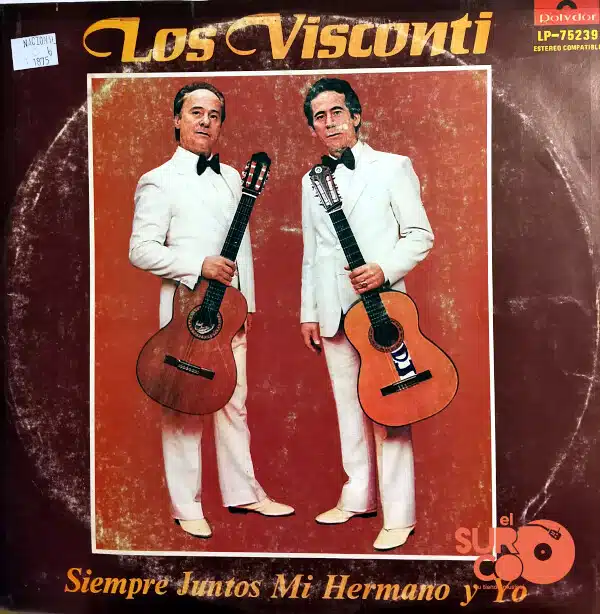 Disco de Vinilo Los Visconti - Siempre Juntos Mi Hermano Y Yo Vinyl Record