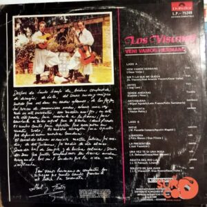 Disco de Vinilo Los Visconti - Vení Vamos Hermano Vinyl Record