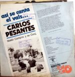 Disco de Vinilo Carlos Pesantes - Así Se Canta El Vals Vinyl Record