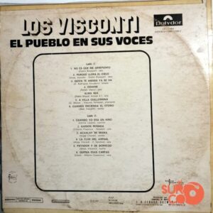 Disco de Vinilo Los Visconti - El Pueblo E Sus Voces Vinyl Record
