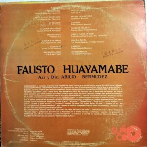 Disco de Vinilo Fausto Huayamabe - Mejor Que Nunca Vinyl Record