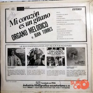 Disco de Vinilo Juan Torres - Mi Corazón Es Un Gitano Vinyl Record