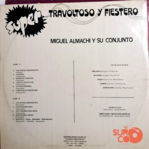 Disco de Vinilo Miguel Almachi - Súper Travoltoso Y Fiestero Vinyl Record