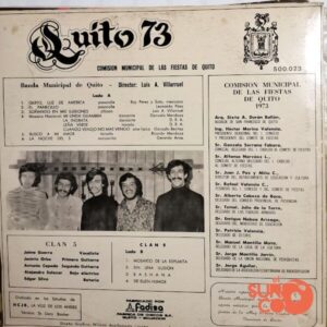 Disco de Vinilo Banda Municipal De Quito - Quito 73 Vinyl Record
