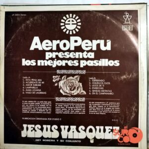 Disco de Vinilo Jesús Vásquez - Los Mejores Pasillos Vinyl Record