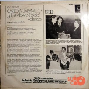 Disco de Vinilo Carlota Jaramillo - Recuerdos Vinyl Record