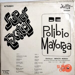 Disco de Vinilo Polibio Mayorga - Súper Éxitos De Polibio Mayorga Vinyl Record