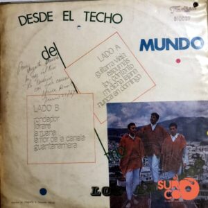 Disco de Vinilo Trío Los Andinos - Desde El Techo Del Mundo Vinyl Record